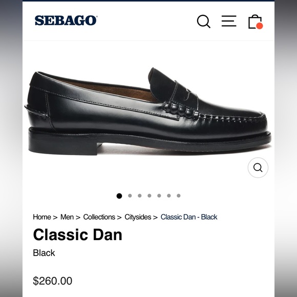 Sebago Black Loafers Size 10 (Men’s)